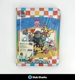 POKEMON CENTER ANAHEIM 2025 WORLD CHAMPIONSHIPS CARD BINDER SEALED - Image 1