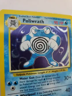 Poliwrath Base Set Holo Pokemon Card Jungle Fossil WOTC NM U - Image 2