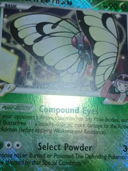 MP Butterfree FB - 17/147 SP - Crosshatch Holo Rare League Promo Pokemon Card - Image 5