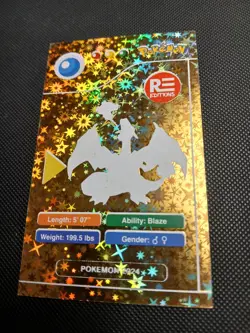 2024 POKEMON POKEDEX BLACK Card #006 Charizard Kanto Peru Edition US Seller - Image 2