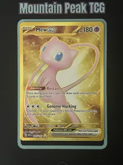 NM Mew ex 205/165 Gold Secret Rare - Scarlet & Violet 151 - Pokemon Card - Image 1
