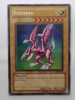Yugioh TCG Seiyaryu Dark Duel Stories Prismatic Holo Promo Card DDS-004 - Image 1