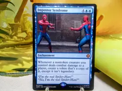 Impostor Syndrome mythic magic the gathering spider man trading card singles - Image 1