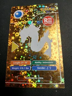 2024 POKEMON POKEDEX BLACK Card #130 Gyarados Peru Edition US Seller - Image 2