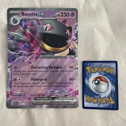 Pokemon TCG Banette ex 088/198 Jumbo Promo Card, 2023 Scarlet & Violet NM/M - Image 1