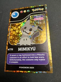 2024 POKEMON POKEDEX BLACK Card #778 Mimikyu Peru Edition US Seller - Image 1