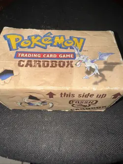 Vintage Pokemon Fossil Cardbox 1999, Random cards Filled box - Image 2