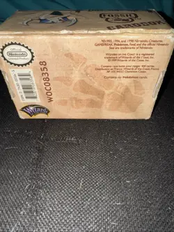 Vintage Pokemon Fossil Cardbox 1999, Random cards Filled box - Image 3