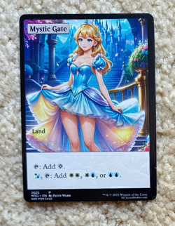 MYSTIC GATE : altered-art card for use with MTG : sexy, Fairy Tale Princess! - Image 1