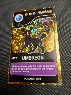 2024 POKEMON POKEDEX BLACK Card #197 Umbreon Peru Edition US Seller - Image 1