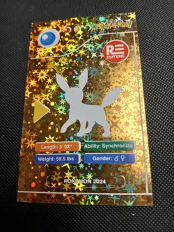 2024 POKEMON POKEDEX BLACK Card #197 Umbreon Peru Edition US Seller - Image 2