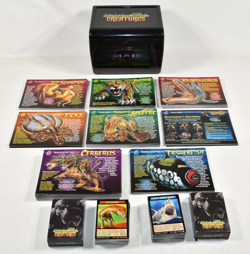 Weird n' Wild Creatures 292 Large Cards Plastic Box Case 196 Small Trading Cards - Image 1