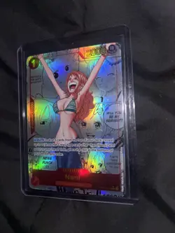 One Piece Trading Card Game Nami Manga Alt Art Rare PRB-01 English OP01-016 *LP - Image 3