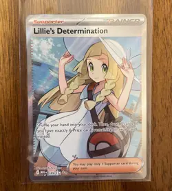 Pokemon TCG Mega Evolution Lillie’s Determination Full Art Trainer Card 169/132 - Image 1