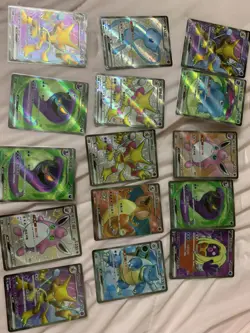 Pokemon Cards Sr &Ssr Alakazam Arbok Wigglytuff Mew Lot 15 S.Chinese - Image 1
