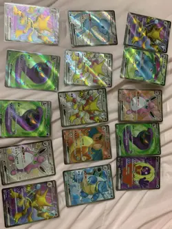 Pokemon Cards Sr &Ssr Alakazam Arbok Wigglytuff Mew Lot 15 S.Chinese - Image 2