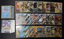 Lot of 150 Pokemon Cards V/VMAX/EX/Full Art/GX/Trainer/Holos Modern Collection - Image 1
