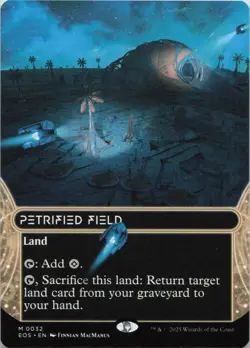 Petrified Field (0032) (Borderless) M Edge of Eternities: Stellar Sights 32 - LP - Image 1