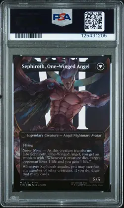 2025 MTG FF SURGE SEPHIROTH, FABLED SOLDIER/SEPHIROTH, ONE-WINGED ANGEL PSA 10 - Image 2