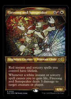 Firesong and Sunspeaker 39 Foil R March of the Machine: Multiverse Legends - Image 1