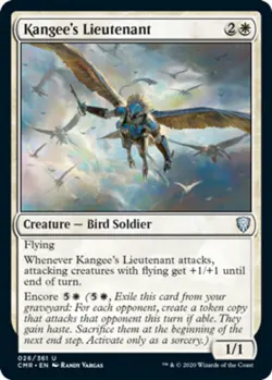 MTG-4x-Near Mint, English-Kangee's Lieutenant-Commander Legends - Image 1