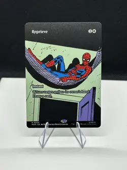 Magic the Gathering Spider-Man- Reprieve Borderless Regular Mythic - Image 1