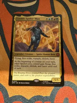 Cosmic Spider-Man Marvel's Spider-Man Regular NM MTG - Image 1