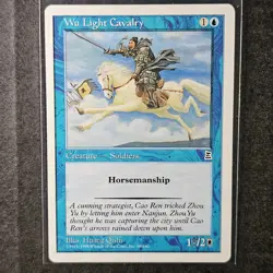 Wu Light Cavalry #60 Portal Three Kingdoms WOTC MtG PTK P3K LP English (2/3) - Image 1