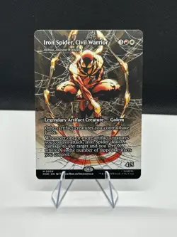 Magic: The Gathering Spider-Man- Iron Spider, Civil War Borderless Reg Mythic - Image 1