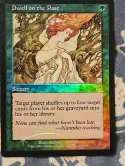 Dwell on the Past FOIL #124 Torment TOR Magic MTG MP - Image 1