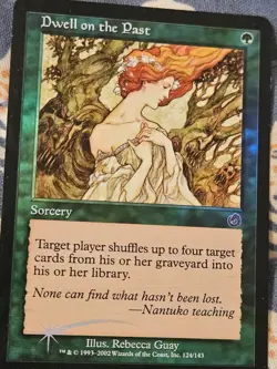 Dwell on the Past FOIL #124 Torment TOR Magic MTG MP - Image 3