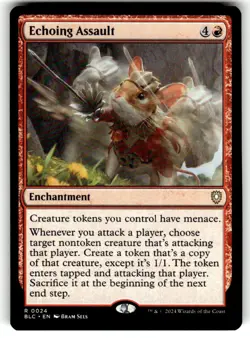 Echoing Assault Commander: Bloomburrow Regular MTG - Image 1