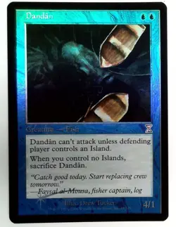 TIME SPIRAL TIMESHIFTED FOIL 19 DANDAN LIGHT PLAY MAGIC THE GATHERING - Image 1