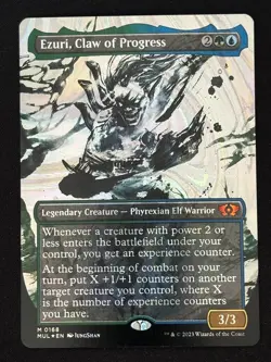 1x MTG Ezuri, Claw of Progress (Halo Foil) - (MUL) #168 - Magic the Gathering - Image 1