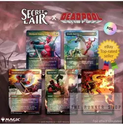 ✅SHIPS NOW✅ Secret Lair Marvel's Deadpool Foil Edition Magic the Gathering - Image 2