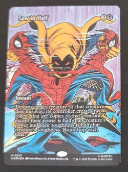 Saw in Half (Borderless) Marvel Universe Eternal-Legal Foil - Image 1