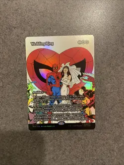 Mtg Magic Spider-Man Wedding Ring Full Art Mythic Foil M 0007 - Image 1