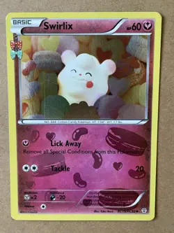 Swirlix RC19/RC32 Holo XY Generations Radiant Collection Pokemon Card 2016 - Image 1