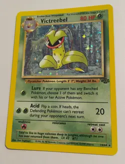 Victreebel 14/64 Jungle Holo Pokemon TCG Excellent condition for age - Image 3