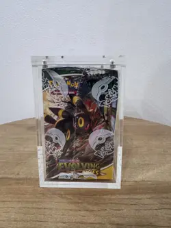 Pokemon Evolving Skies Booster Box Sword & Shield FACTORY SEALED in acrylic case - Image 5