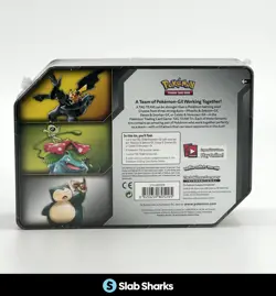 POKEMON TCG CELEBI & VENUSAUR GX TAG TEAM SEALED TIN - Image 2