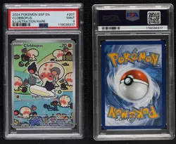 Clobbopus Illustration Rare Pokemon SV08: Surging Sparks PSA 9 MINT - Image 3