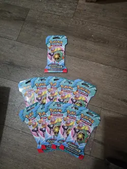 2025 Pokemon Scarlet & Violet Journey Together Sealed Booster Pack Lot Of 11 TCG - Image 1