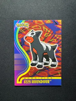 2001 Topps Pokemon Johto League Champions Non Foil #228 Houndour - Image 1