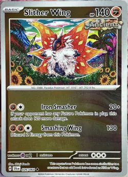 Slither Wing Reverse Holo - 026/064 - Shrouded Fable Pokemon 2024 - Image 1