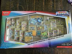 Pokemon Lucario Ex Tyranitar Ex Premium Collection Prismatic Evolutions Box NEW - Image 1