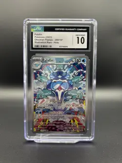 Pokemon TCG Palafin 200/197 Obsidian Flames Illustration Rare CGC 10 Gem Mint - Image 1