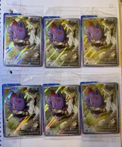 LOT OF 6 SEALED Ns Zorua Journey Together Black Star Promo Pokemon TCG #189 - Image 1