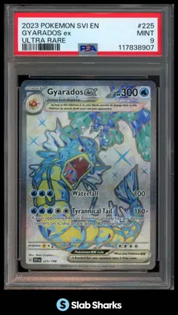 2023 POKEMON SVI EN #225/198 GYARADOS EX ULTRA RARE PSA 9 - Image 1