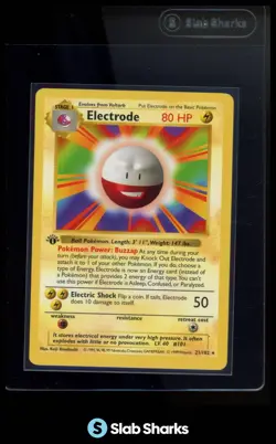 1999 POKEMON SET 1ST EDITION #21/102 ELECTRODE - Image 1
